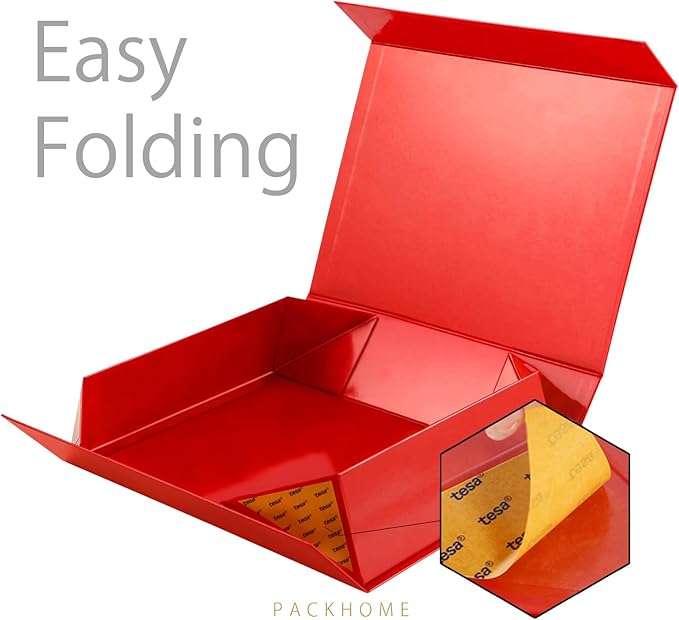 PACKHOME Gift Box 11.5x8x2.5 Inches, Sturdy Shirt Box - Image 5