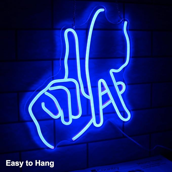Los Angeles Gesture Neon Sign Baseball Team Neon Lights - Image 2
