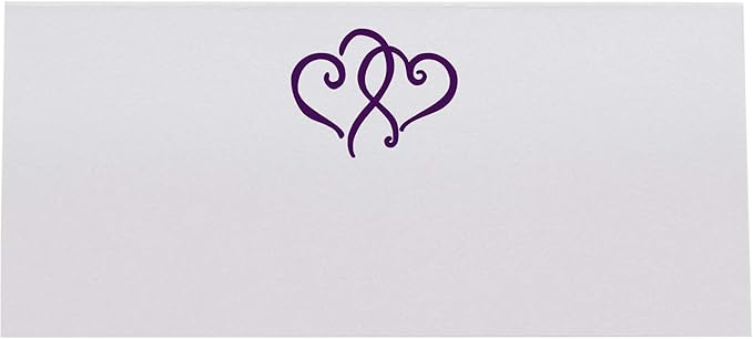 Linked Hearts Printable Place Cards, Laser & Inkjet Printers - Image 5