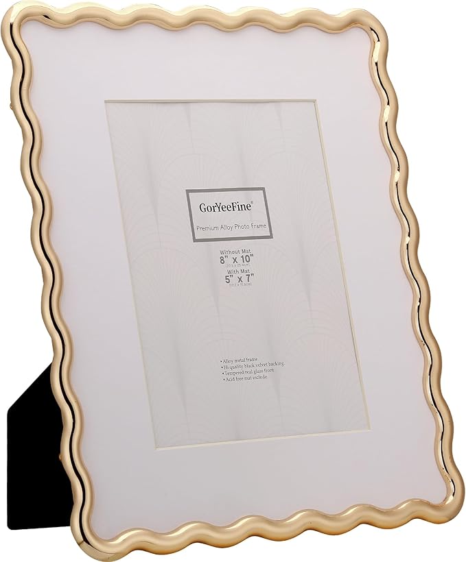 8 x 10'' Heavy-Duty Zinc Alloy Gold Photo Frames - Image 7