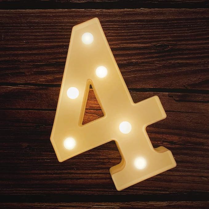 MUMUXI Marquee Light Up Letters | Large Light Up Numbers | Battery Powered and by MUMUXI