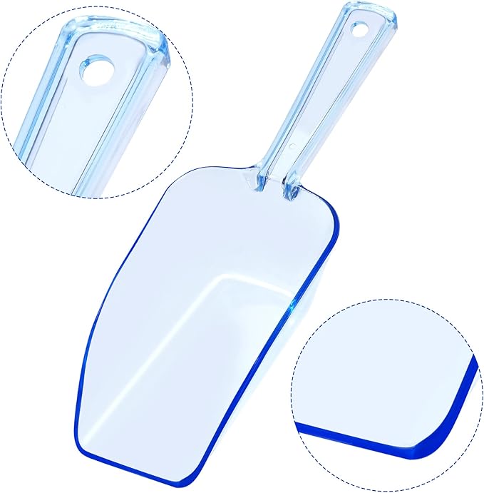 Ice Scoop Candy Buffet Containers Scoopers, Hmxpls Blue Plastic Scoop - Image 6