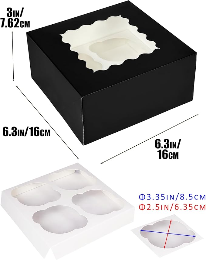 Bakepacker Auto-pop up 4 Cupcake Boxes - Image 4