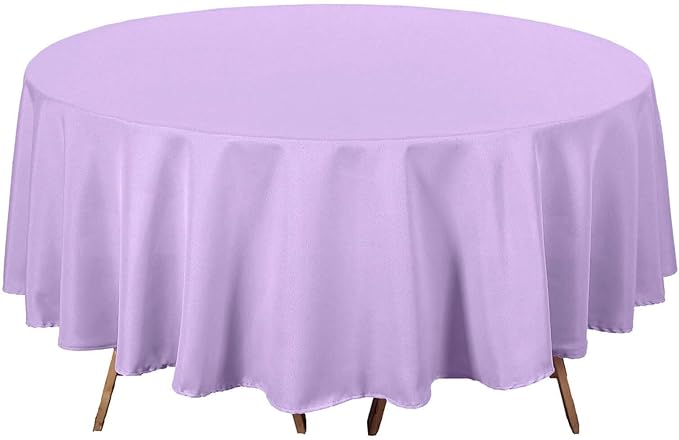 Efavormart Round Tablecloth, 90 Inch Stain & Wrinkle Resistant Washable Table - Image 6