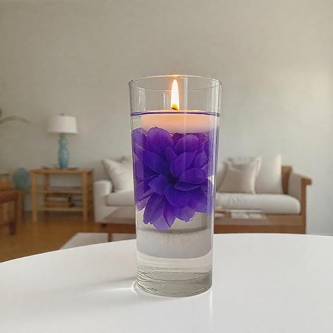 24 Pcs Floating Candles for Centerpieces and Floating Flowers Vase Fillers for - Image 8