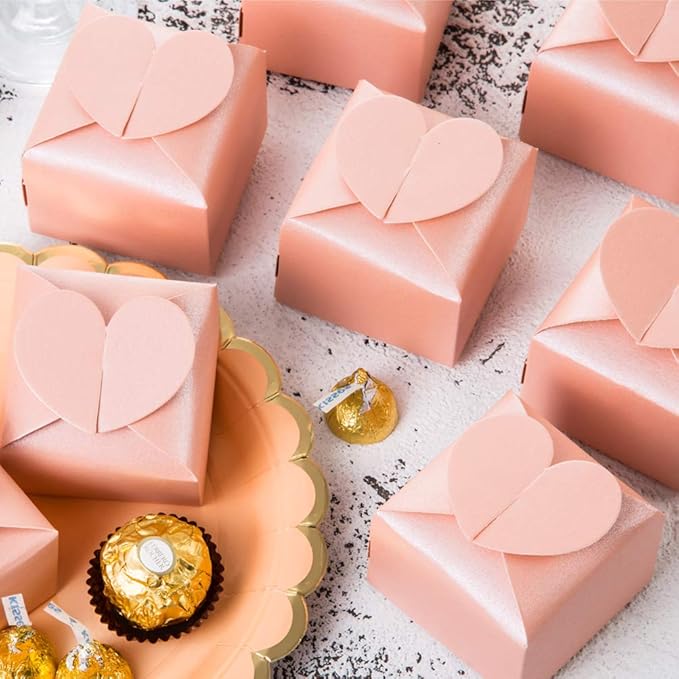 AWELL Pink Favor Box Bulk 2.5x2x2.5 inches - Image 3