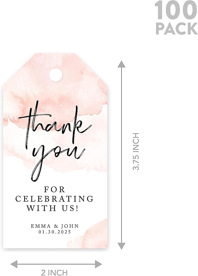 Andaz Press 100-Pack Personalized Thank You - Image 5