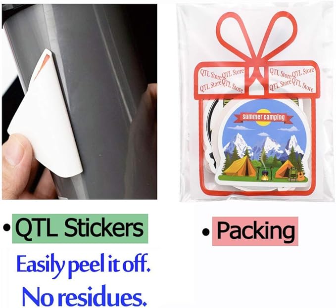Stickers for Water Bottles Outdoor, Nature Stickers Camping Stickers Adventure - Image 6