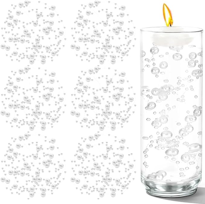 100 PCS Artificial Floating Beads by Cusmation