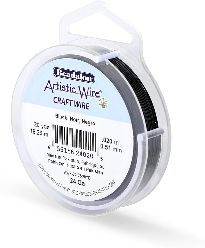 Artistic Wire, 24 Gauge Tarnish Resistant Colored Copper Craft Wire, 20 yd by Unknown