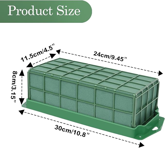 YOMUME 4 Pcs Floral Foam Cage, Flower Foam Blocks - Image 2