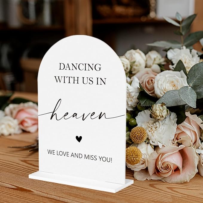 In Loving Memory Wedding Sign, Dancing - Image 5
