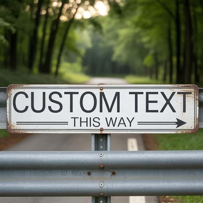 Custom Signs Outdoor Metal, Personalized Street Sign - Image 2