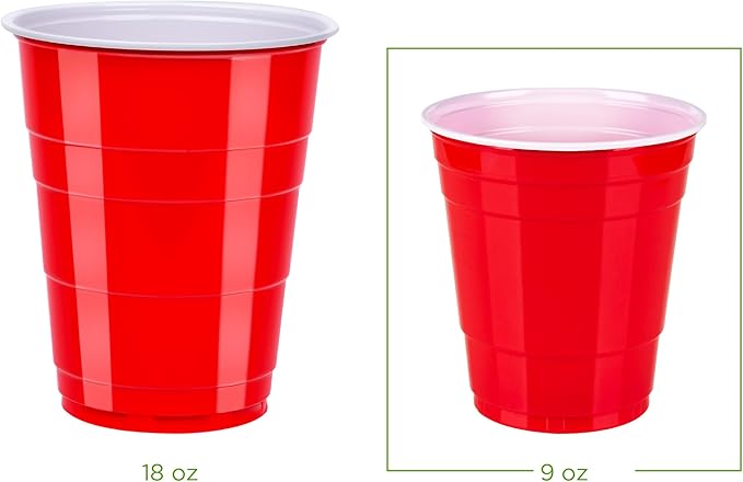 Amazon Basics Small Disposable Plastic Party Cups - Image 3
