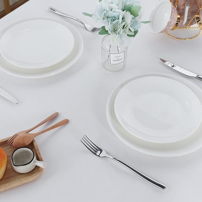 Fitable Rectangle Tablecloth Stain and Wrinkle Resistant Washable Polyester - Image 4