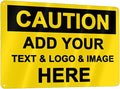 Custom Caution Signs Outdoor Metal by XIAYUEHUA