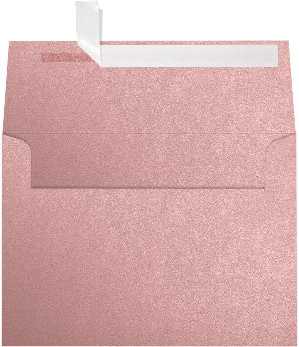 LUXPaper A7 Invitation Envelopes | Peel & Press | 5 1/4" x 7 1/4" | Misty Rose by LUXPaper