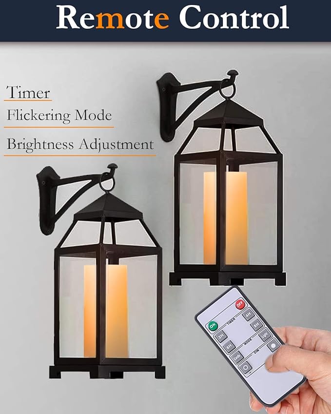 Homemory 9" x 3" Flameless Candles Battery Operated, Flickering LED Pillar - Image 5