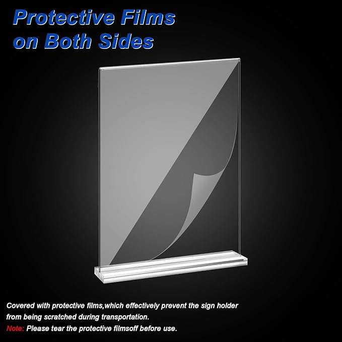Acrylic Sign Holder, 10 Pack - Image 6