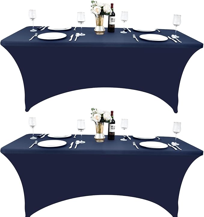 2-Pack 4ft Spandex Table Covers by Unknown