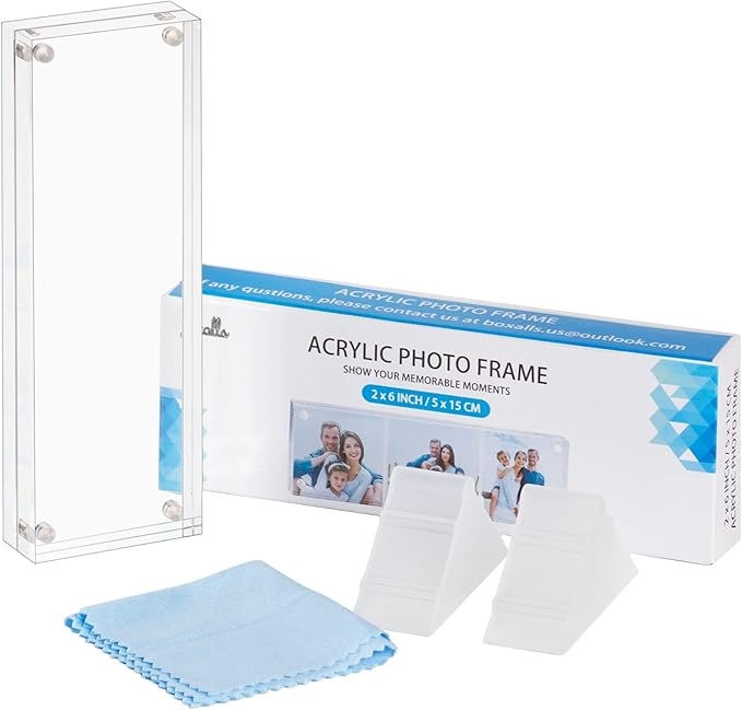 Boxalls 2x6 Inches Acrylic Picture Frames - Image 7