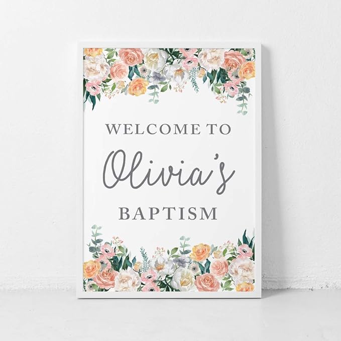 Andaz Press Personalized Extra Large Wedding Easel Board Party Sign, 12x18-inch - Image 4