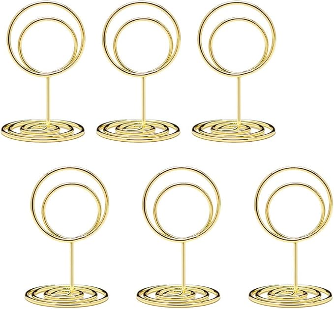20pcs Mini Place Card Holders, Cute Table Number Holders, Small Size Table Card by Jofefe