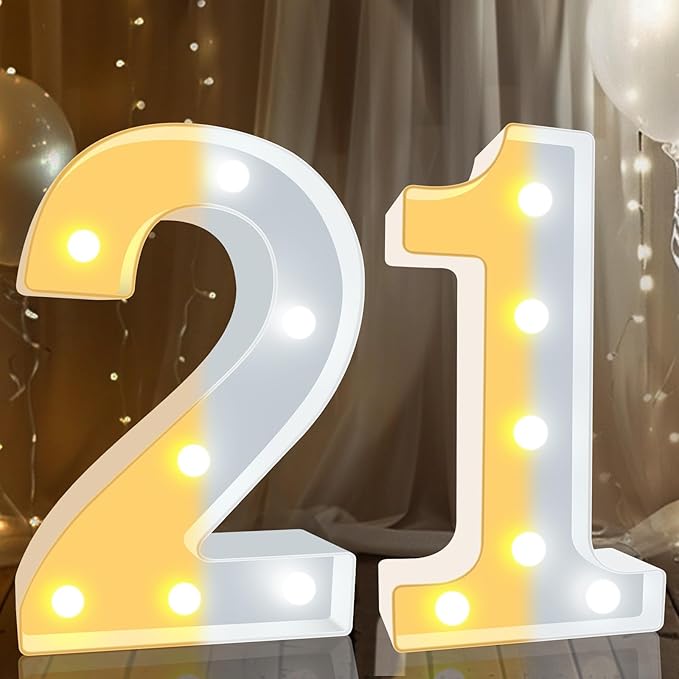 Pooqla 21st Birthday Decorations - Image 7