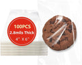 4x6 Inches 100 Pcs Clear Self Sealing Cellophane Bags Cookie Bags Resealable by DTmasao