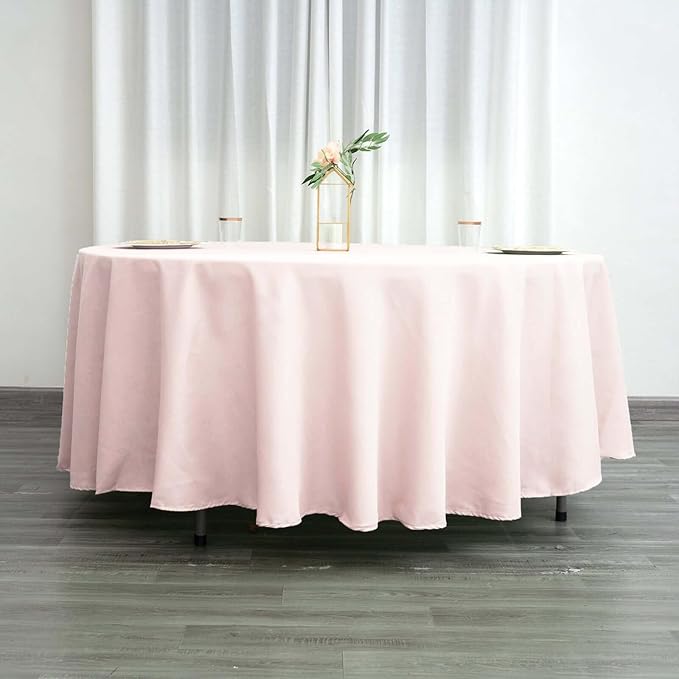 Efavormart Round Tablecloth, 108 Inch Stain & Wrinkle Resistant Washable Table - Image 3