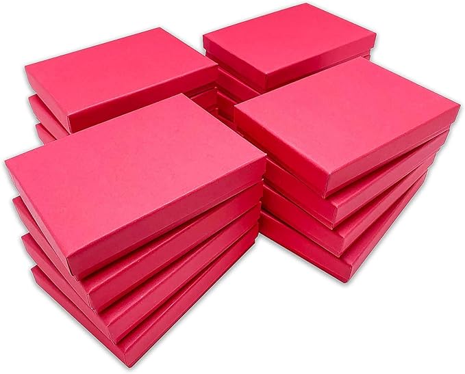 TheDisplayGuys - 25-Pack #53 Kraft Paper Cardboard Gift Boxes/Jewelry Cases w. - Image 8