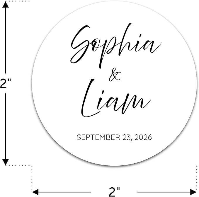 Personalized Wedding Stickers - Image 2