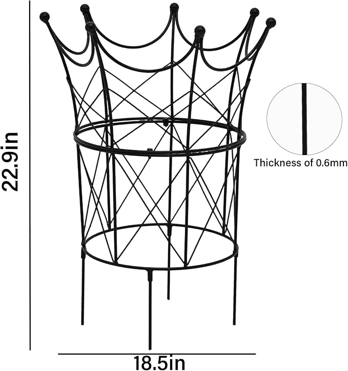 Large Obelisk Trellis for Plant Supports 18.5in x 22.9in - Image 2