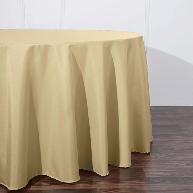 Efavormart Round Tablecloth, 120 Inch Stain & Wrinkle Resistant Washable Table - Image 9