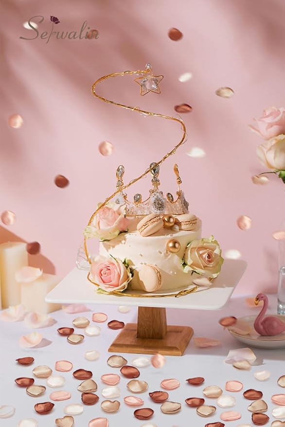 Serwalin 500Pcs Silk Rose Petals Artificial Flower Petals - Image 3