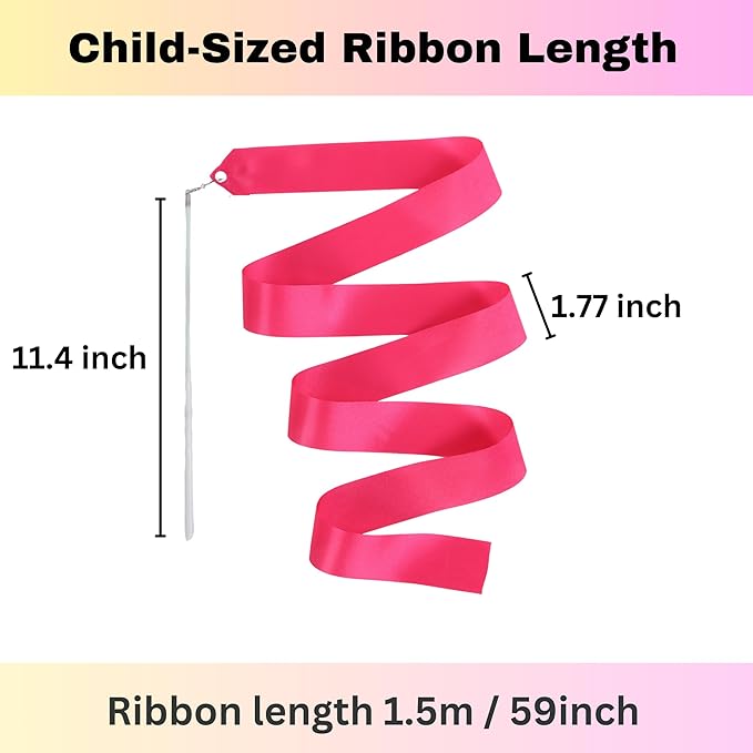 Ribbon Dancing Wands 20pcs Pack, Party Favor - Image 4