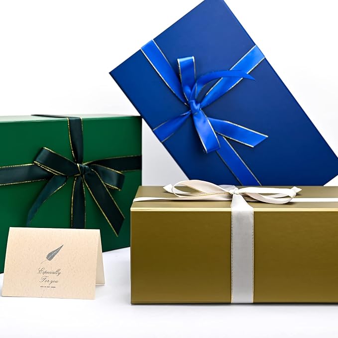 LIFELUM Magnetic Gift Boxes 5 Pack 13.85 x 8.35 x 4.45 inch Rectangle - Image 7
