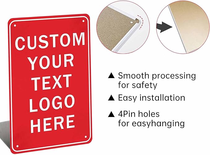 Custom Sign, Personalized Metal Signs, Customize - Image 2