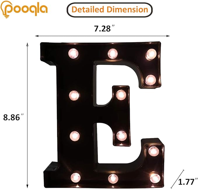 Decorative LED Illuminated Letter Marquee Sign - Image 4