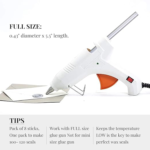 UNIQOOO Mailable Glue Gun Sealing Wax Sticks - Image 5