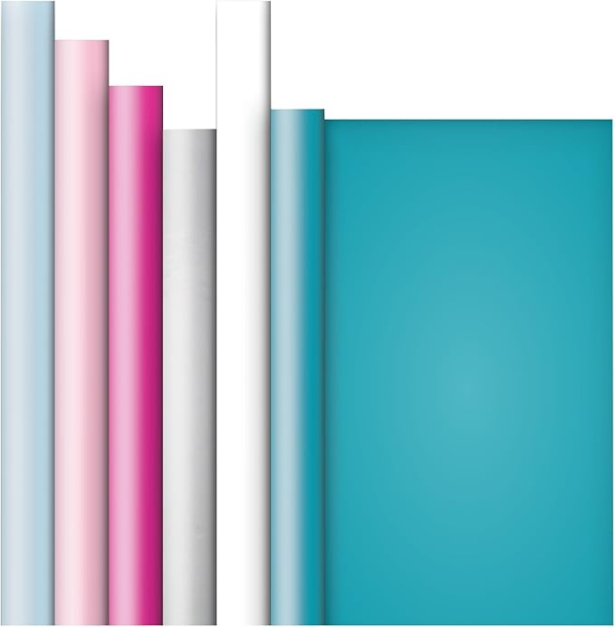 Jillson Roberts 6 Roll-Count All-Occasion Solid Color Gift Wrap Available in 7 by JILLSONROBERTS