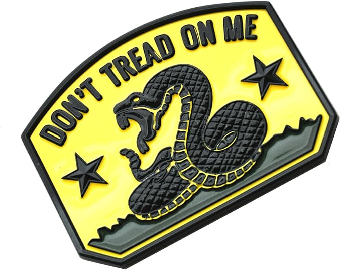 1x Gadsden Flag Rattlesnake Car Emblem 3D Decal Sticker - Image 2