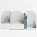 JINMURY Sliver Arch Wedding Table Numbers 1-20 by JINMURY