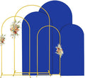 MODFUNS Arch Backdrop Stand and Cover Set 4&5&6ft Gold Arch Stand Royal Blue by MODFUNS