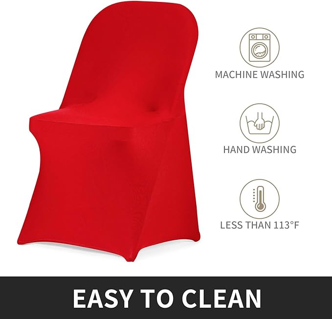 Peomeise Stretch Spandex Folding Chair Cover - Image 4