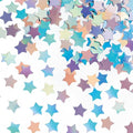 Laser Silver Star Confetti Holographic Table Decoration by MOWO