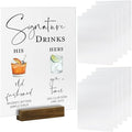 10 Pack 8x10 Inch Frosted Acrylic Signs Blank, DIY Blank Frosted Acrylic Sheet by JINMURY