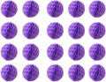 20pcs Honeycomb Decoration Paper Flower Balls Tissue Paper Pom Poms by ZGjoy