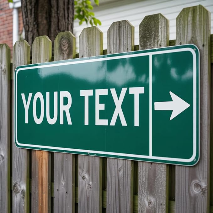 Custom Signs Outdoor Metal, Personalized Street Reflective Sign - Image 3