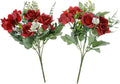 Artificial Flower 5 Branches Artificial Silk Fake Flowers Bouquet Small Roses by YoungJewl